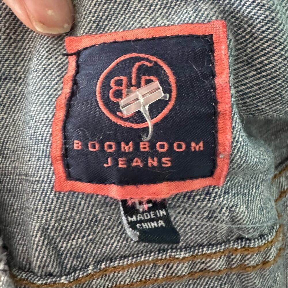Distressed Denim Jacket Western Boho Grunge ‘Dream’ Patch Large - Picture 6 of 6